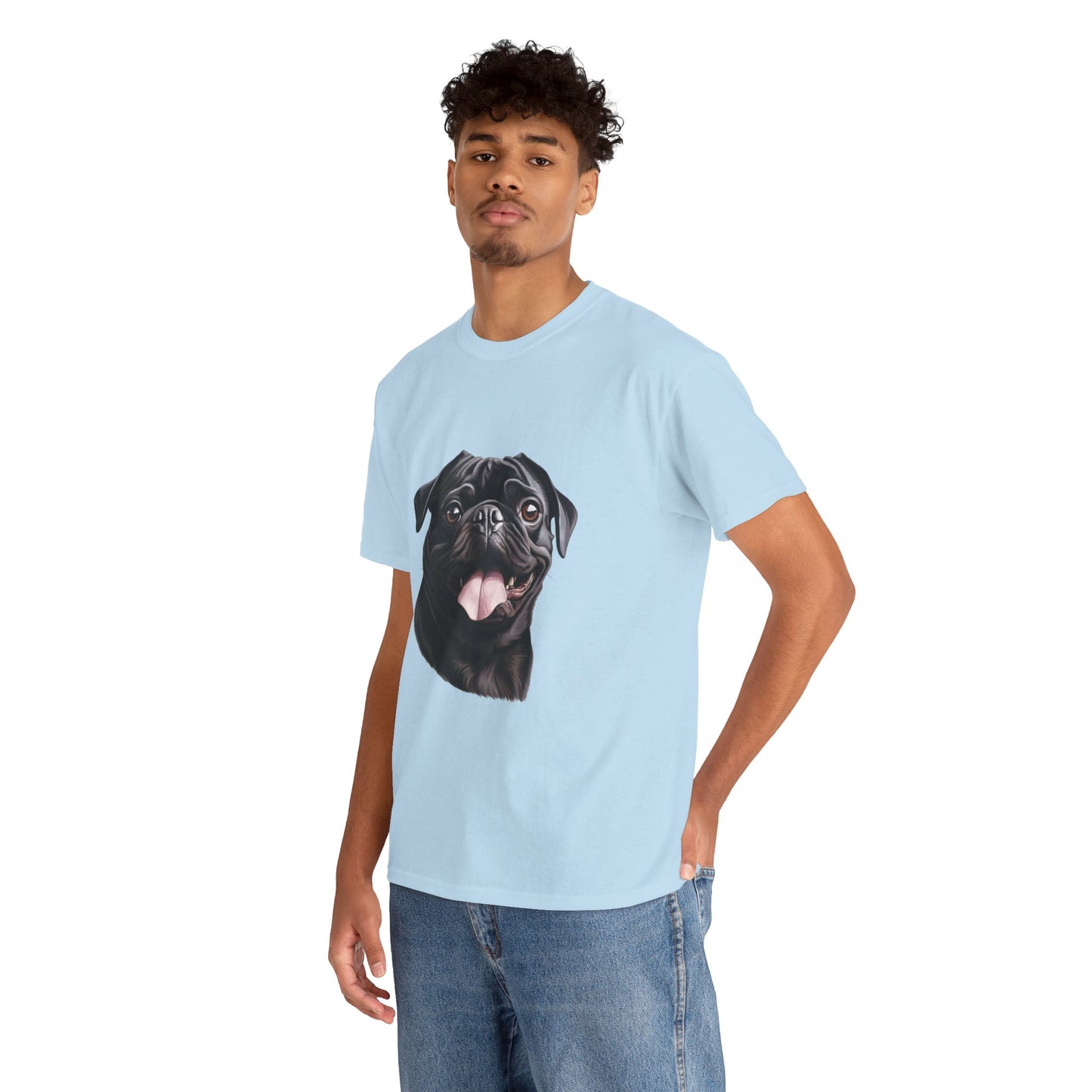 Dog Lover Unisex Tee with Vibrant Design - Ideal for Casual Outings and Gifting
