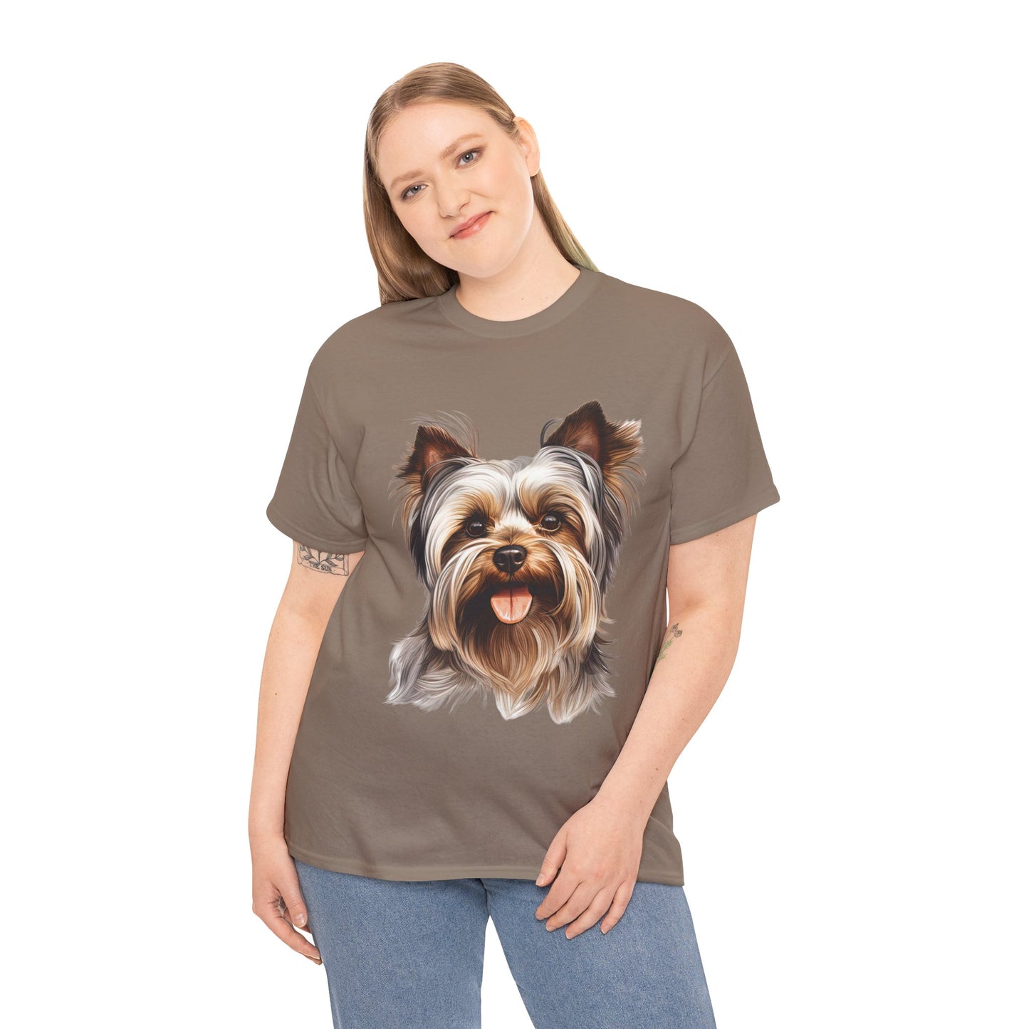 Dog Lover Unisex Tee with Vibrant Design - Ideal for Casual Outings and Gifting Yorkshire Terrier