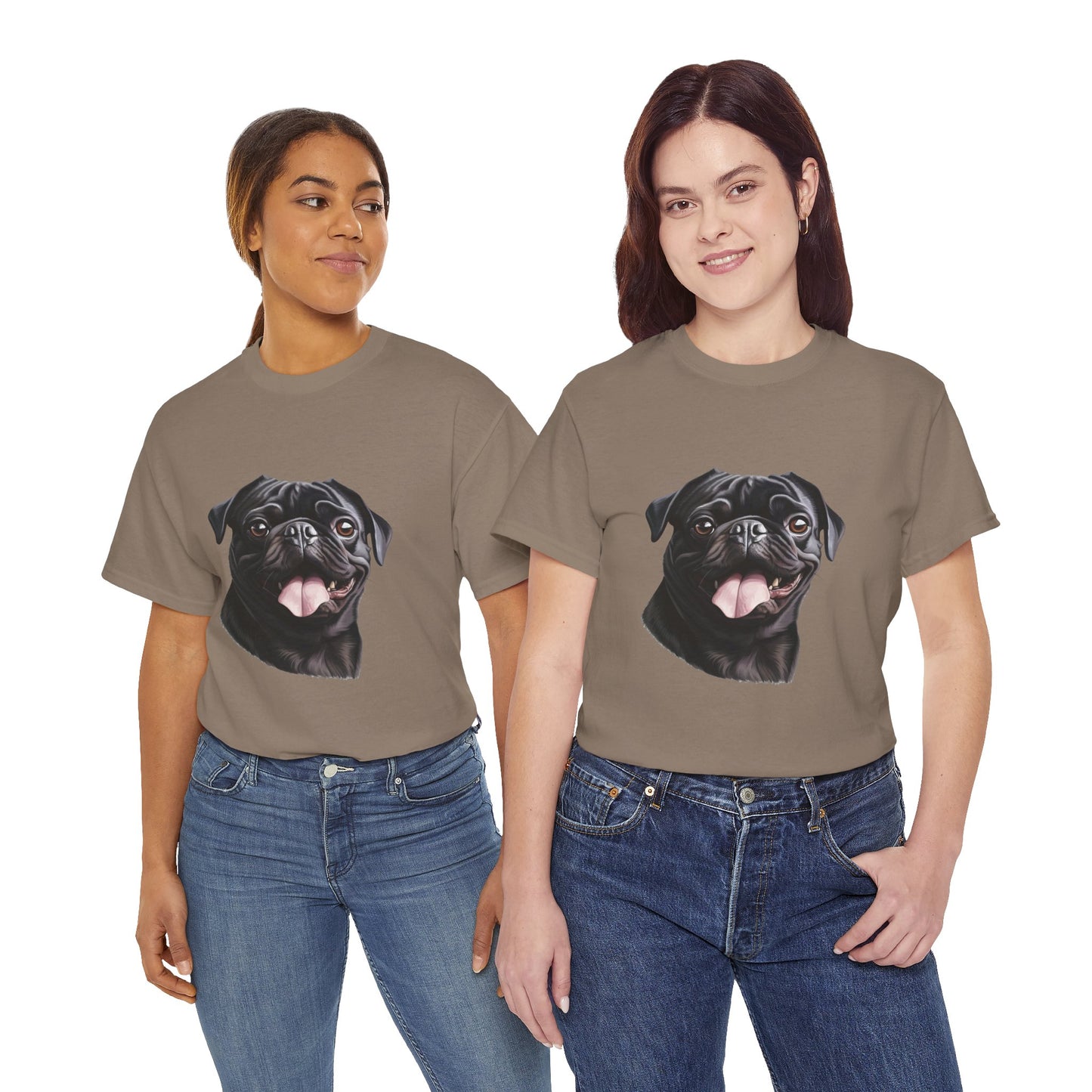 Dog Lover Unisex Tee with Vibrant Design - Ideal for Casual Outings and Gifting