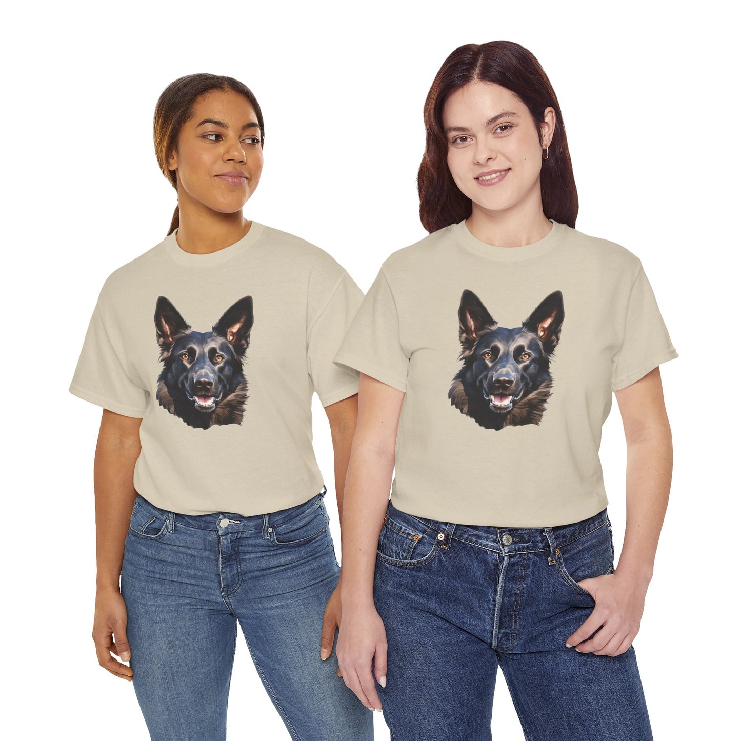 Dog Lover Unisex Tee with Vibrant Design - Ideal for Casual Outings and Gifting