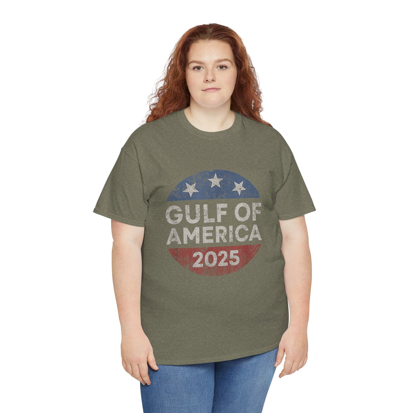 "Gulf of America" Unisex Heavy Cotton Tee - Celebrate American Pride & Everyday Comfort