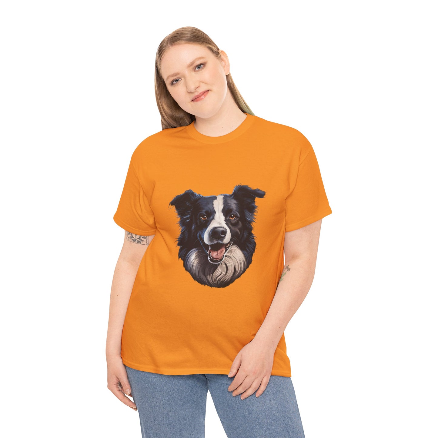Dog Lover Unisex Tee with Vibrant Design - Ideal for Casual Outings and Gifting