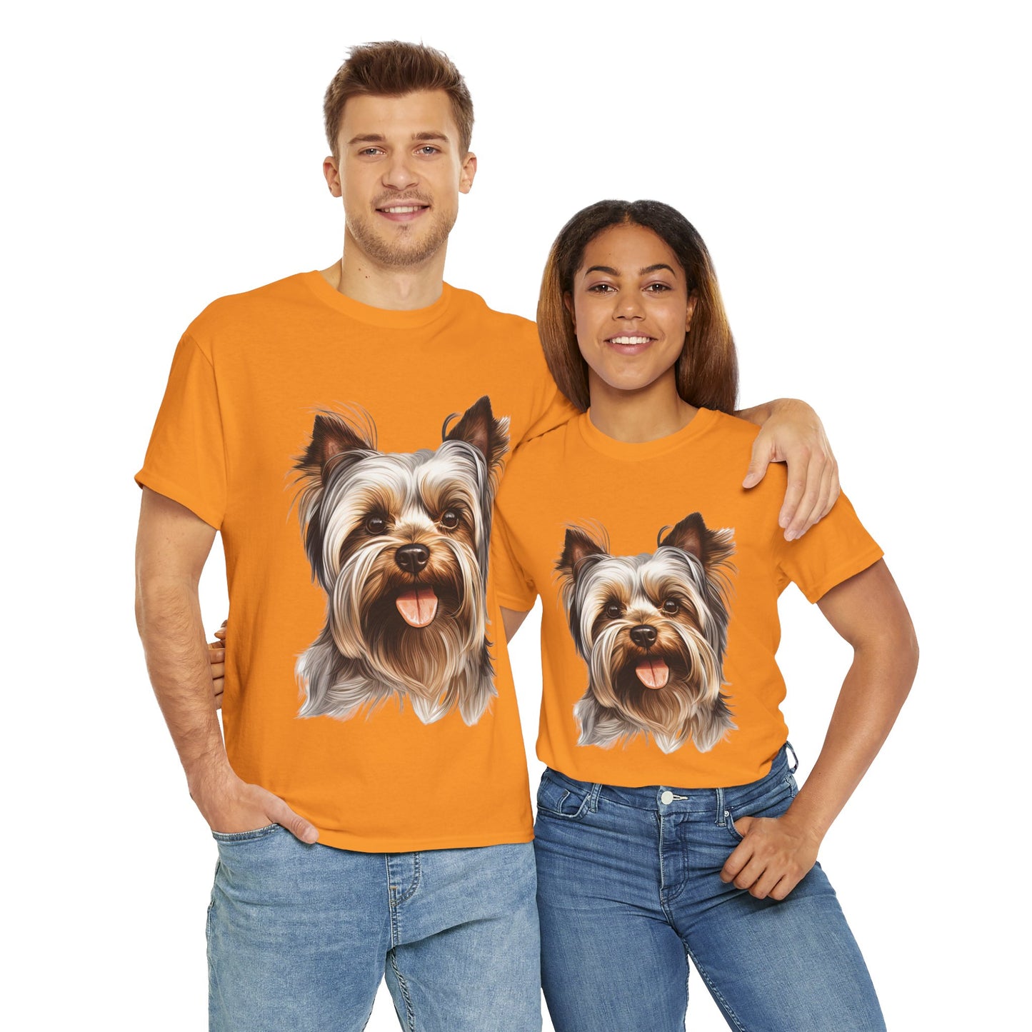 Dog Lover Unisex Tee with Vibrant Design - Ideal for Casual Outings and Gifting Yorkshire Terrier