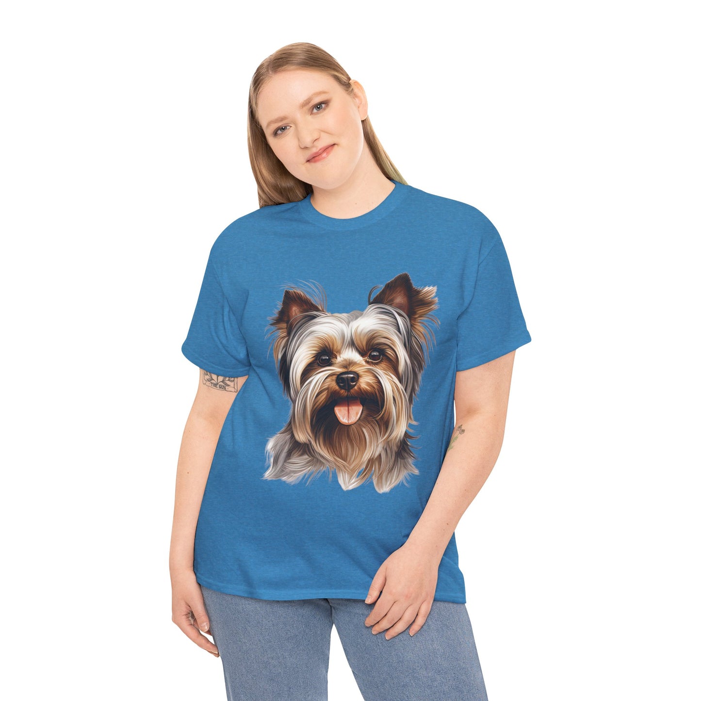 Dog Lover Unisex Tee with Vibrant Design - Ideal for Casual Outings and Gifting Yorkshire Terrier
