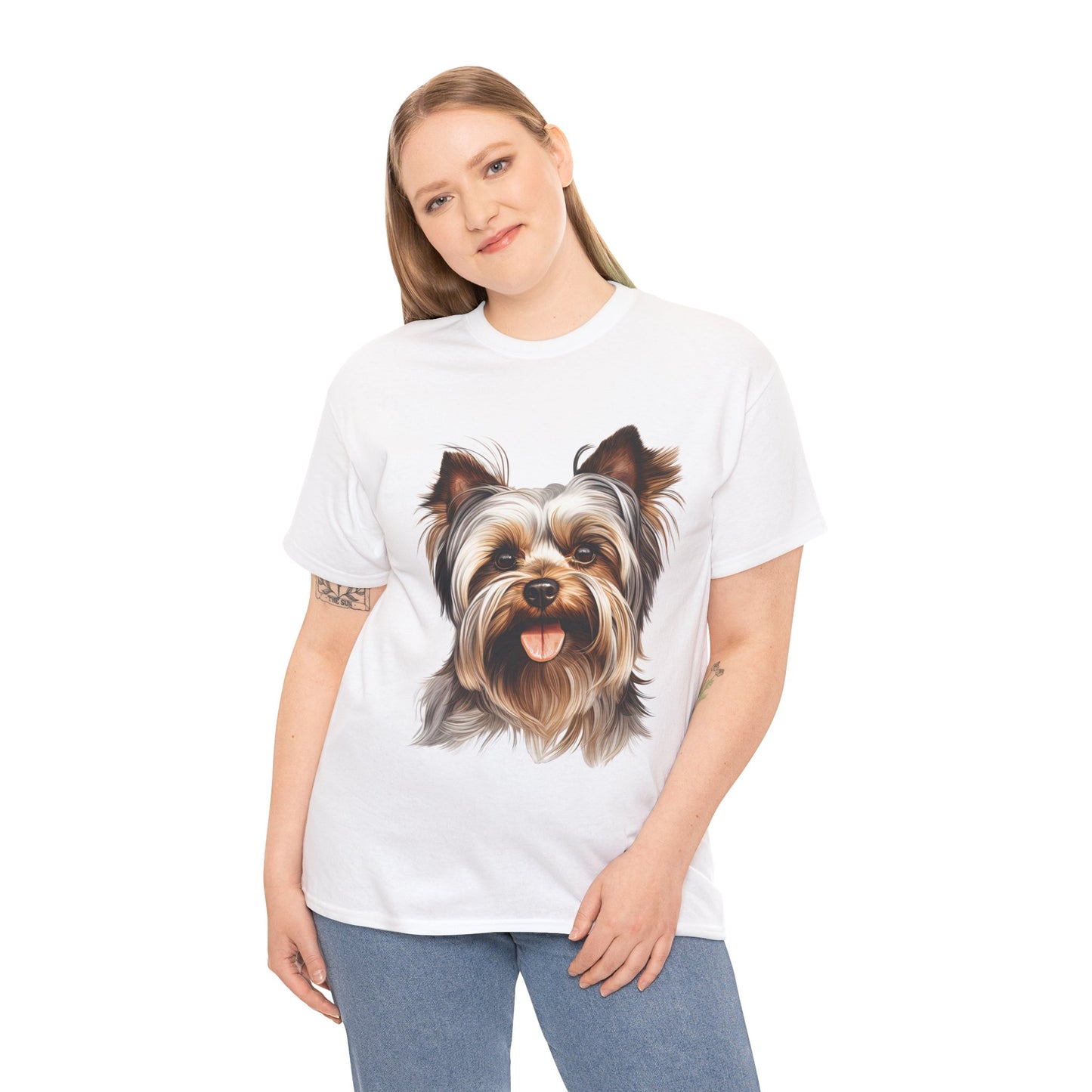 Dog Lover Unisex Tee with Vibrant Design - Ideal for Casual Outings and Gifting Yorkshire Terrier