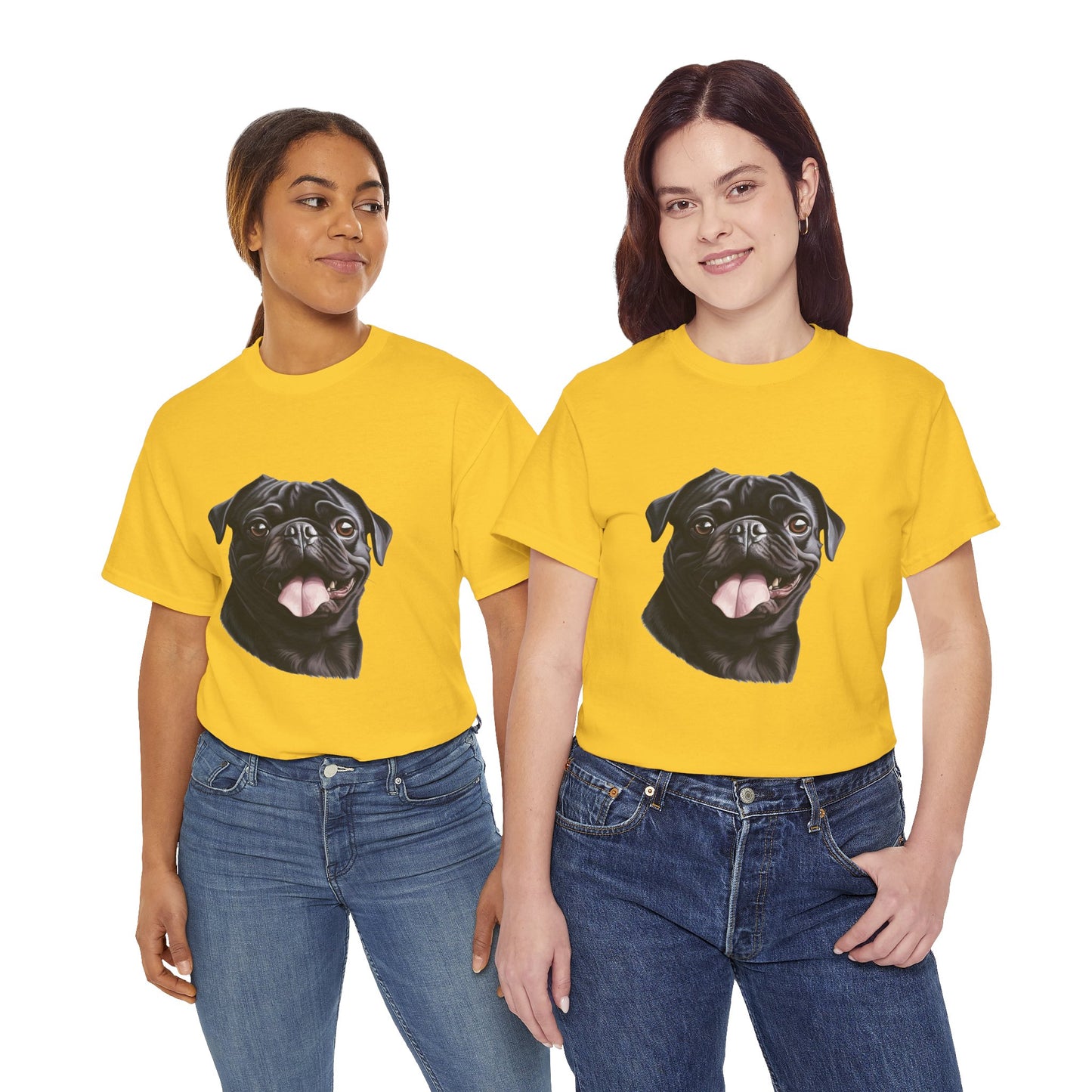 Dog Lover Unisex Tee with Vibrant Design - Ideal for Casual Outings and Gifting