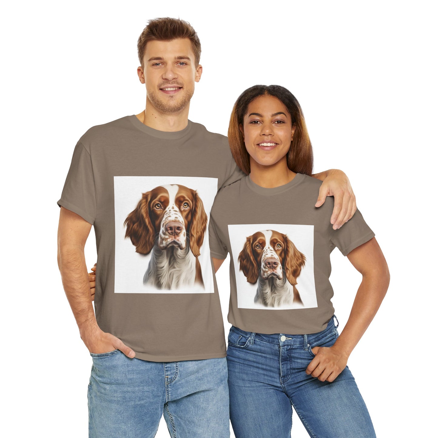 Dog Lover Unisex Tee with Vibrant Design - Ideal for Casual Outings and Gifting
