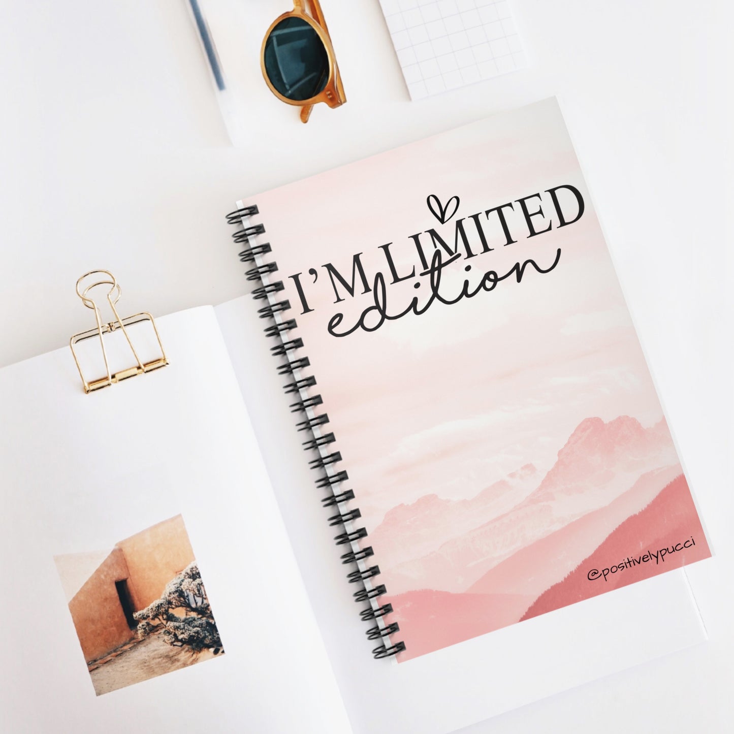 Limited Edition Spiral Notebook - Inspirational Design for Creative Minds