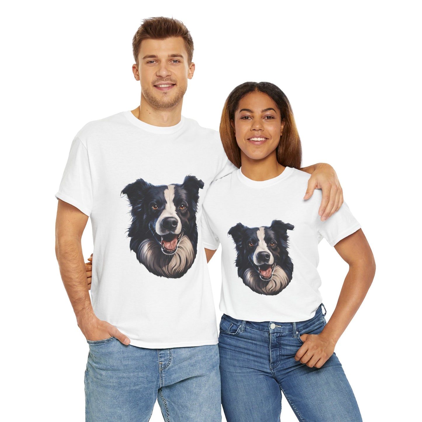 Dog Lover Unisex Tee with Vibrant Design - Ideal for Casual Outings and Gifting