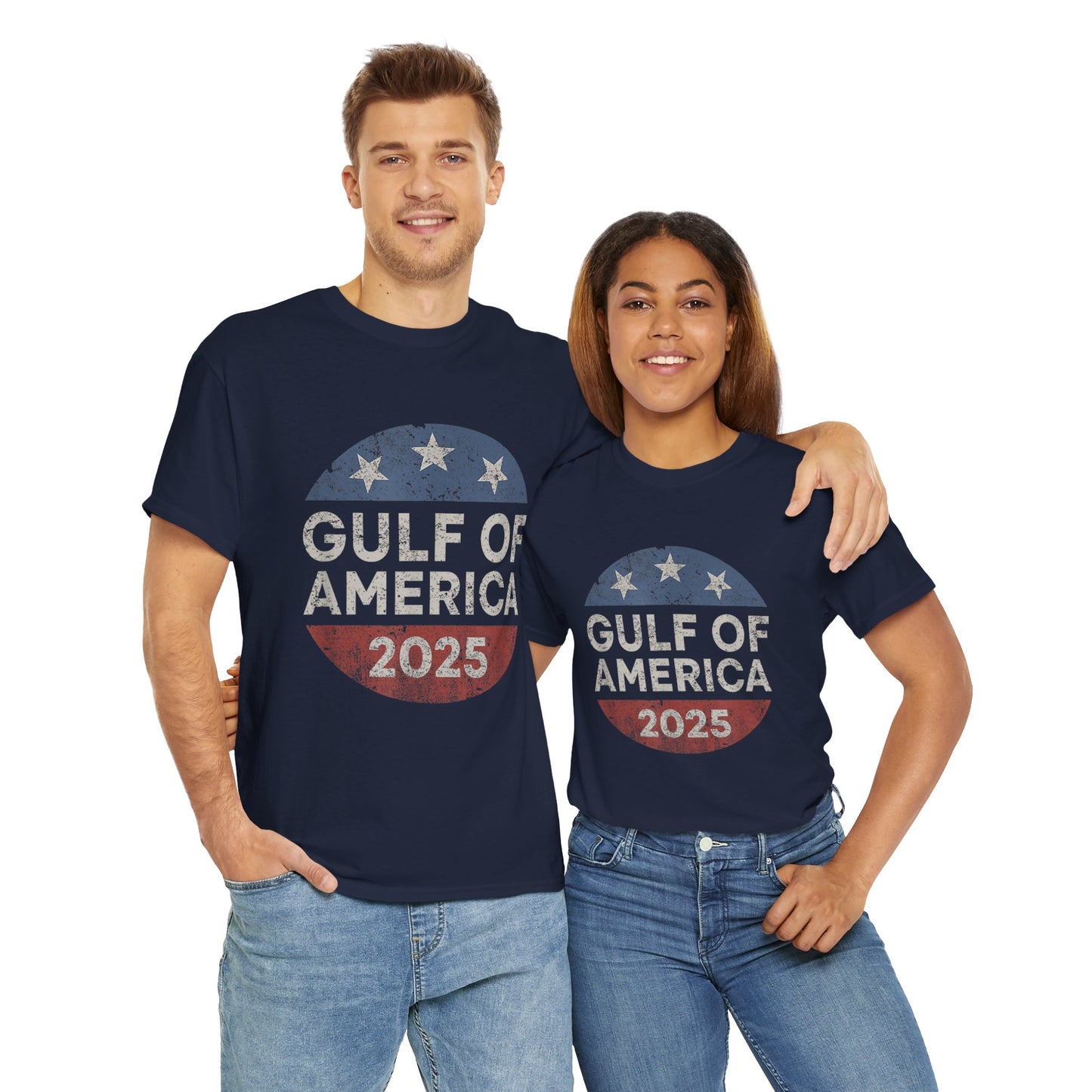 "Gulf of America" Unisex Heavy Cotton Tee - Celebrate American Pride & Everyday Comfort