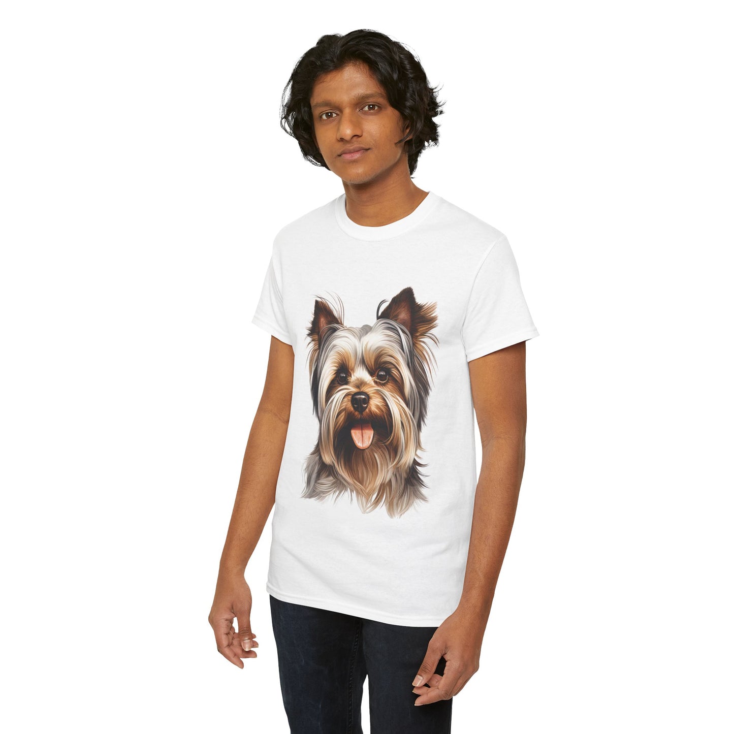 Dog Lover Unisex Tee with Vibrant Design - Ideal for Casual Outings and Gifting Yorkshire Terrier