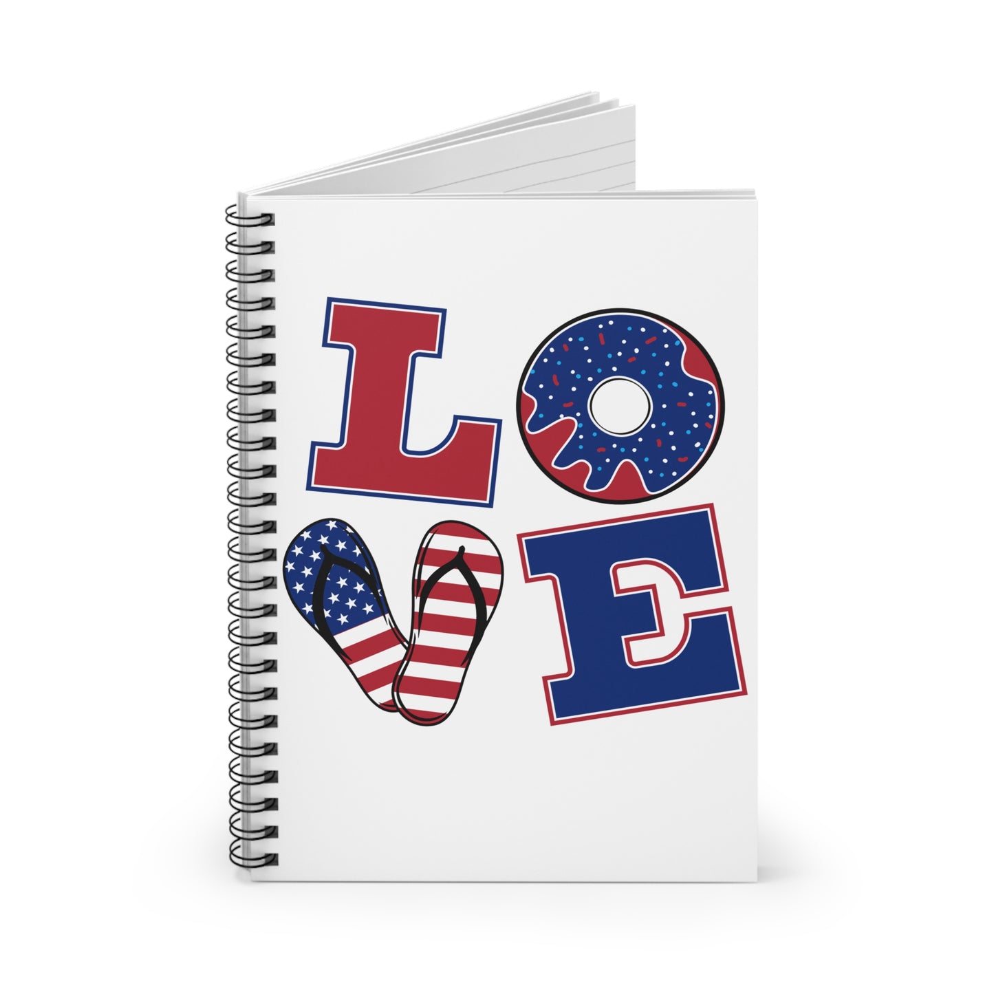LOVE Spiral Journal - Ruled Line