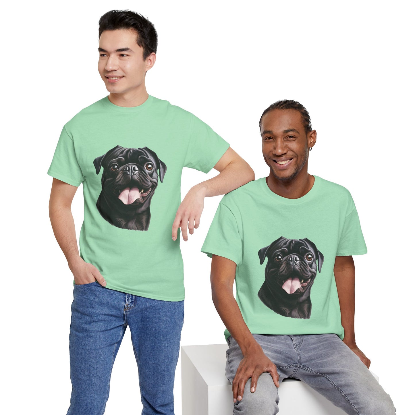 Dog Lover Unisex Tee with Vibrant Design - Ideal for Casual Outings and Gifting