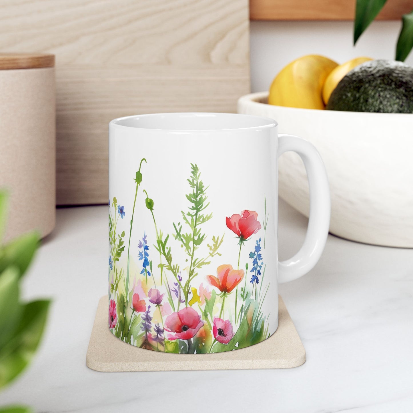 Wildflower Bliss Motivational Mug