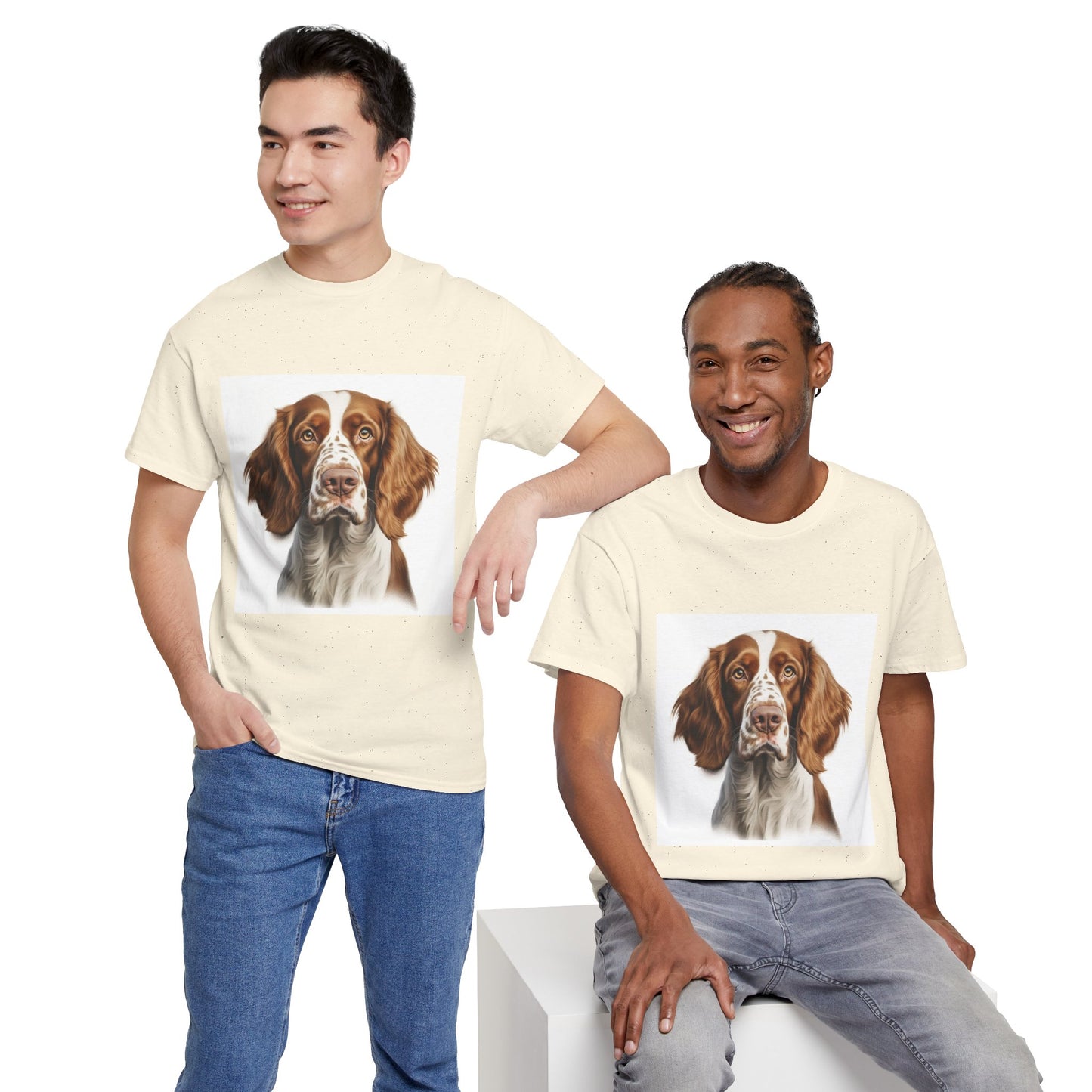 Dog Lover Unisex Tee with Vibrant Design - Ideal for Casual Outings and Gifting