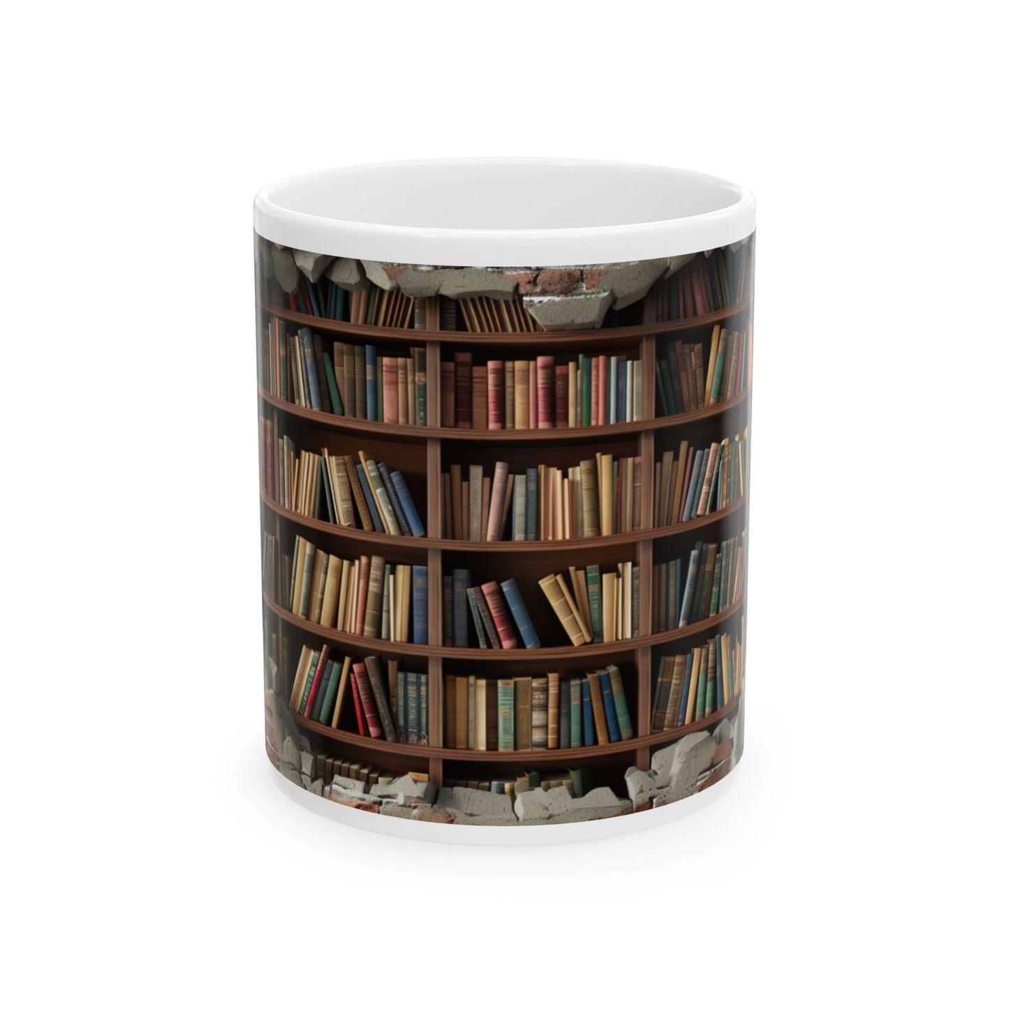 Bookshelf Mug