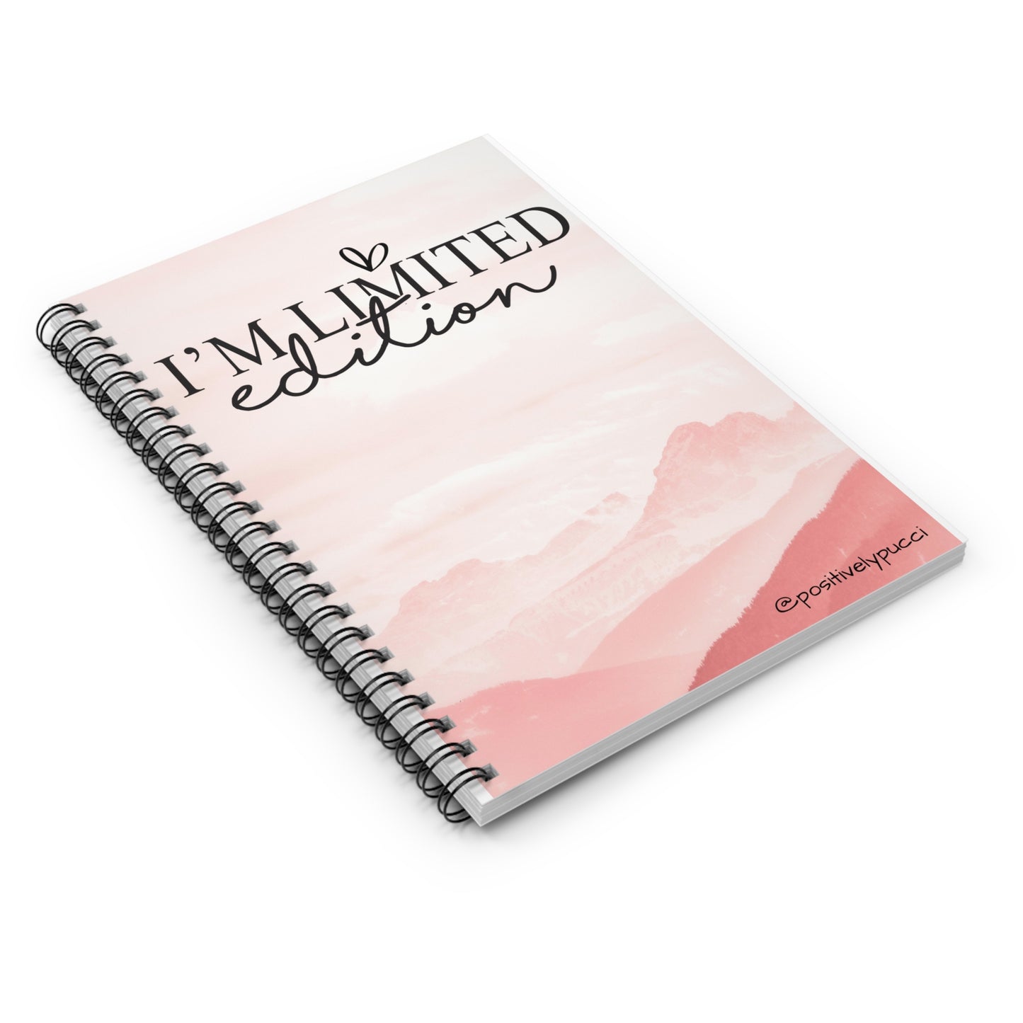 Limited Edition Spiral Notebook - Inspirational Design for Creative Minds
