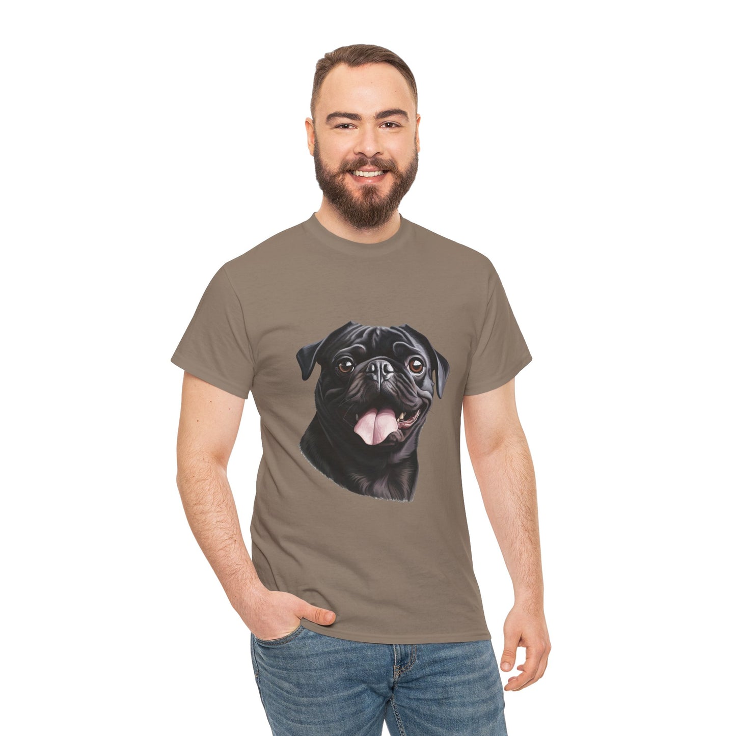 Dog Lover Unisex Tee with Vibrant Design - Ideal for Casual Outings and Gifting