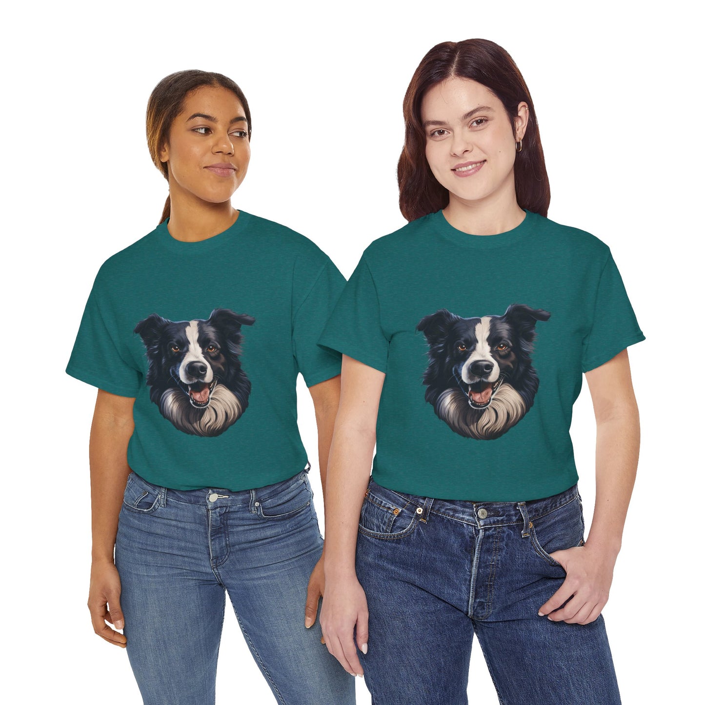 Dog Lover Unisex Tee with Vibrant Design - Ideal for Casual Outings and Gifting