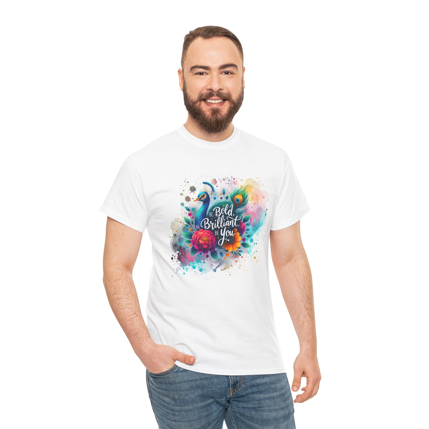 Colorful Floral Unisex Tee - Bold & Brilliant You Design