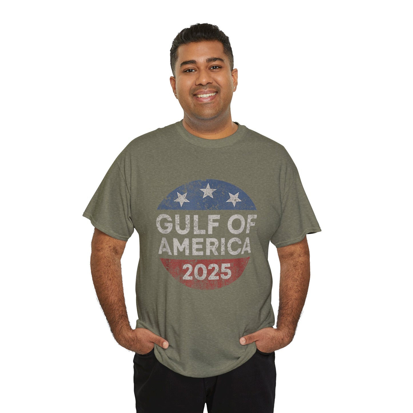 "Gulf of America" Unisex Heavy Cotton Tee - Celebrate American Pride & Everyday Comfort