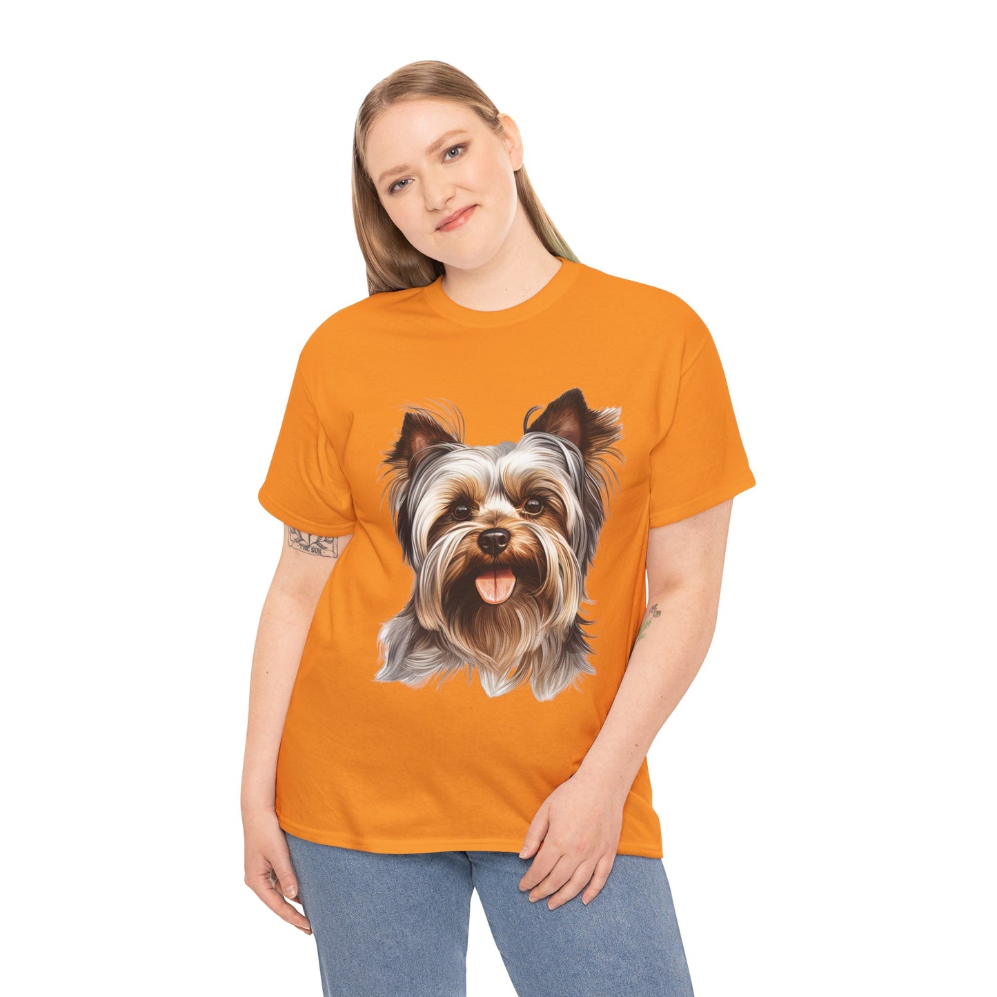 Dog Lover Unisex Tee with Vibrant Design - Ideal for Casual Outings and Gifting Yorkshire Terrier