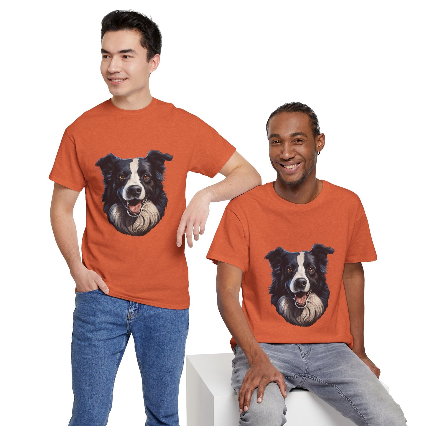 Dog Lover Unisex Tee with Vibrant Design - Ideal for Casual Outings and Gifting