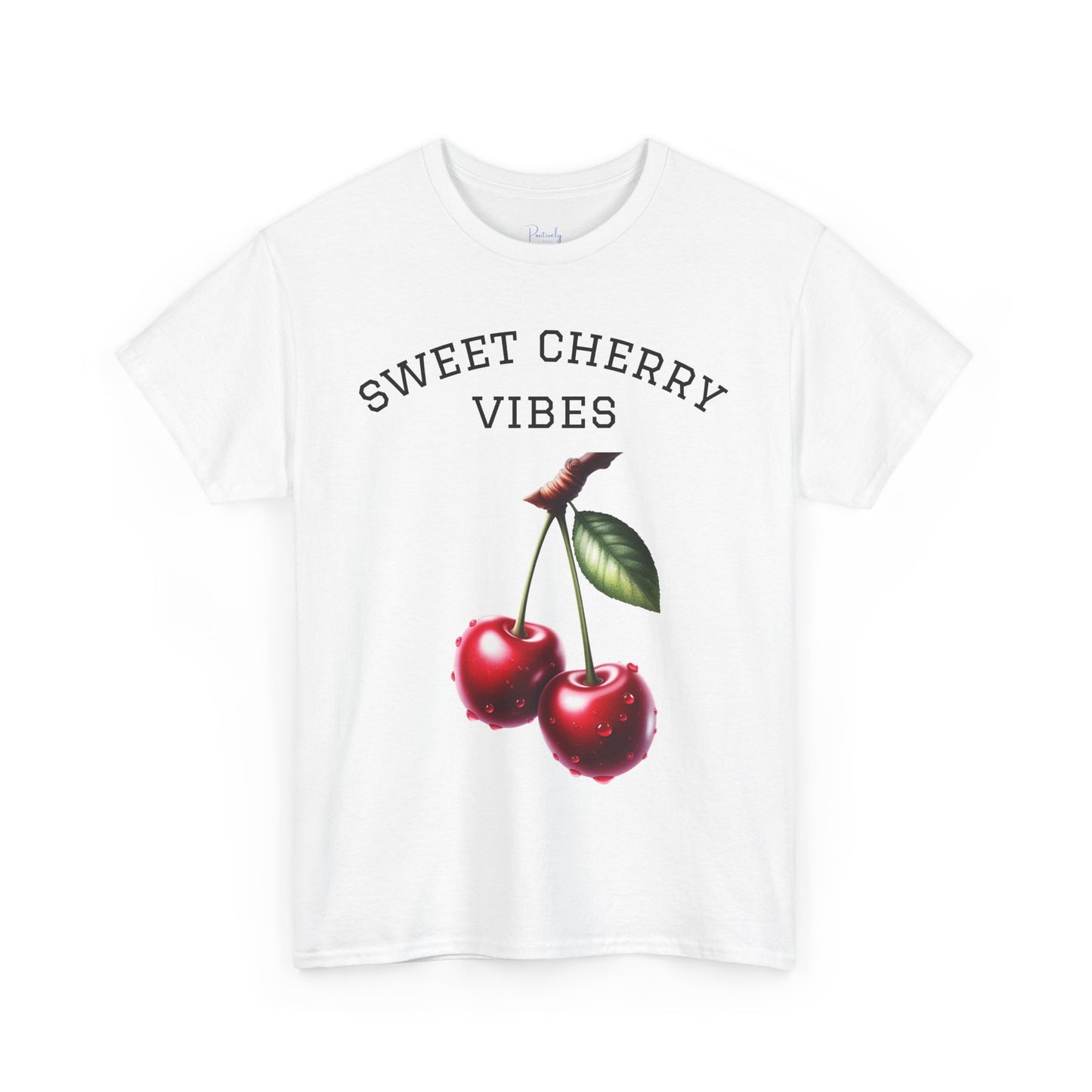Unisex Heavy Cotton Tee - "Sweet Cherry Vibes"