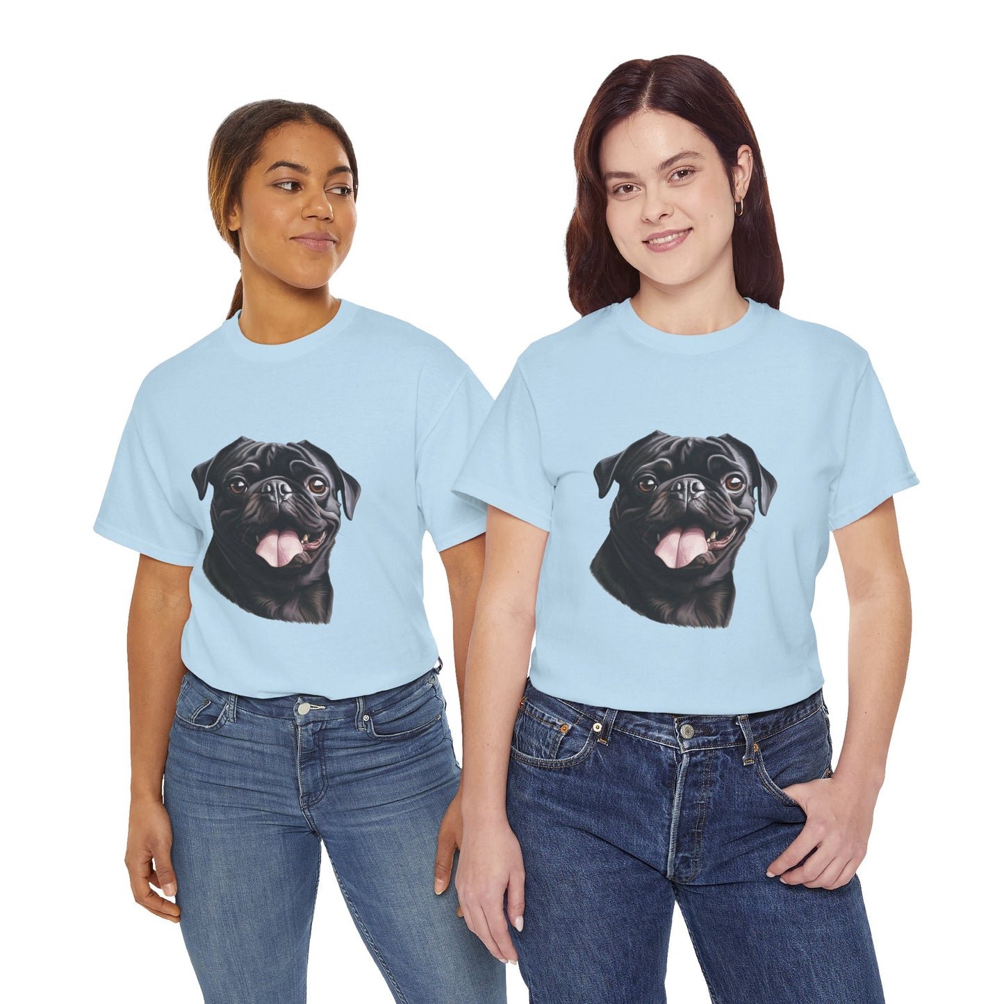 Dog Lover Unisex Tee with Vibrant Design - Ideal for Casual Outings and Gifting