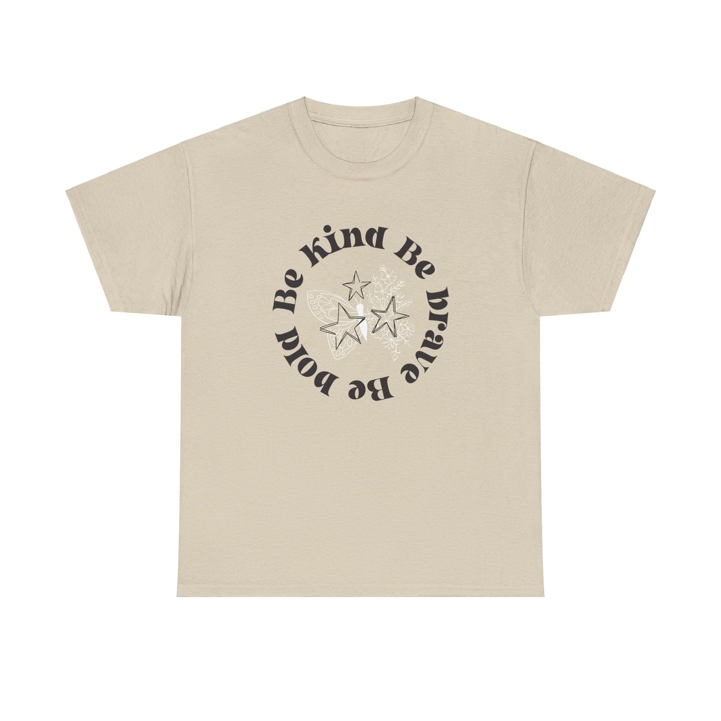 Be Kind Unisex Heavy Cotton Tee - Comfortable, Positive Vibes Apparel