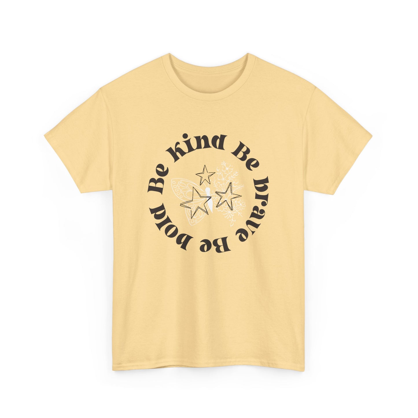 Be Kind Unisex Heavy Cotton Tee - Comfortable, Positive Vibes Apparel