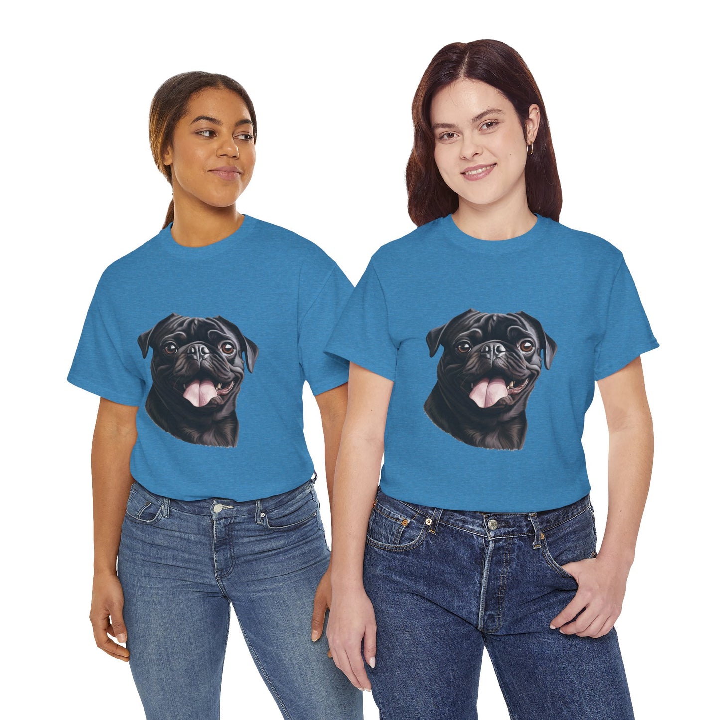 Dog Lover Unisex Tee with Vibrant Design - Ideal for Casual Outings and Gifting