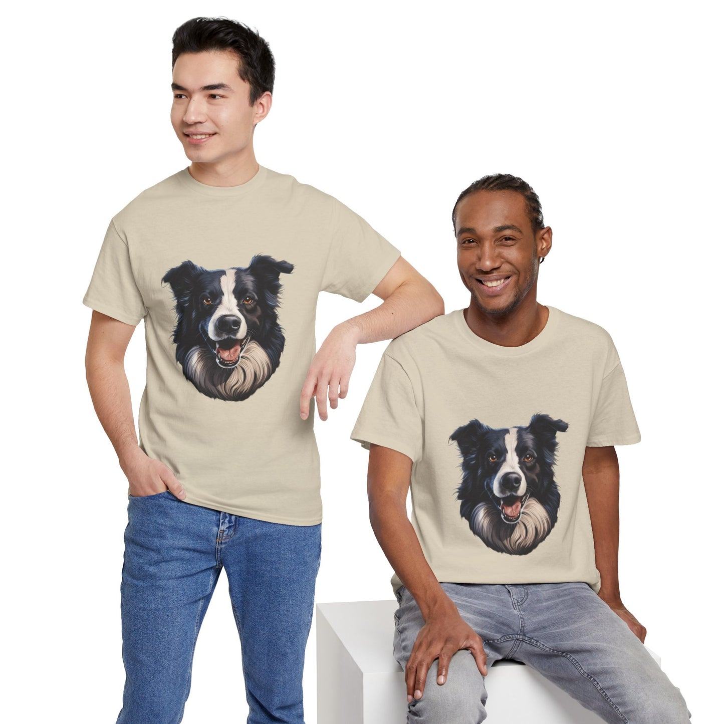 Dog Lover Unisex Tee with Vibrant Design - Ideal for Casual Outings and Gifting