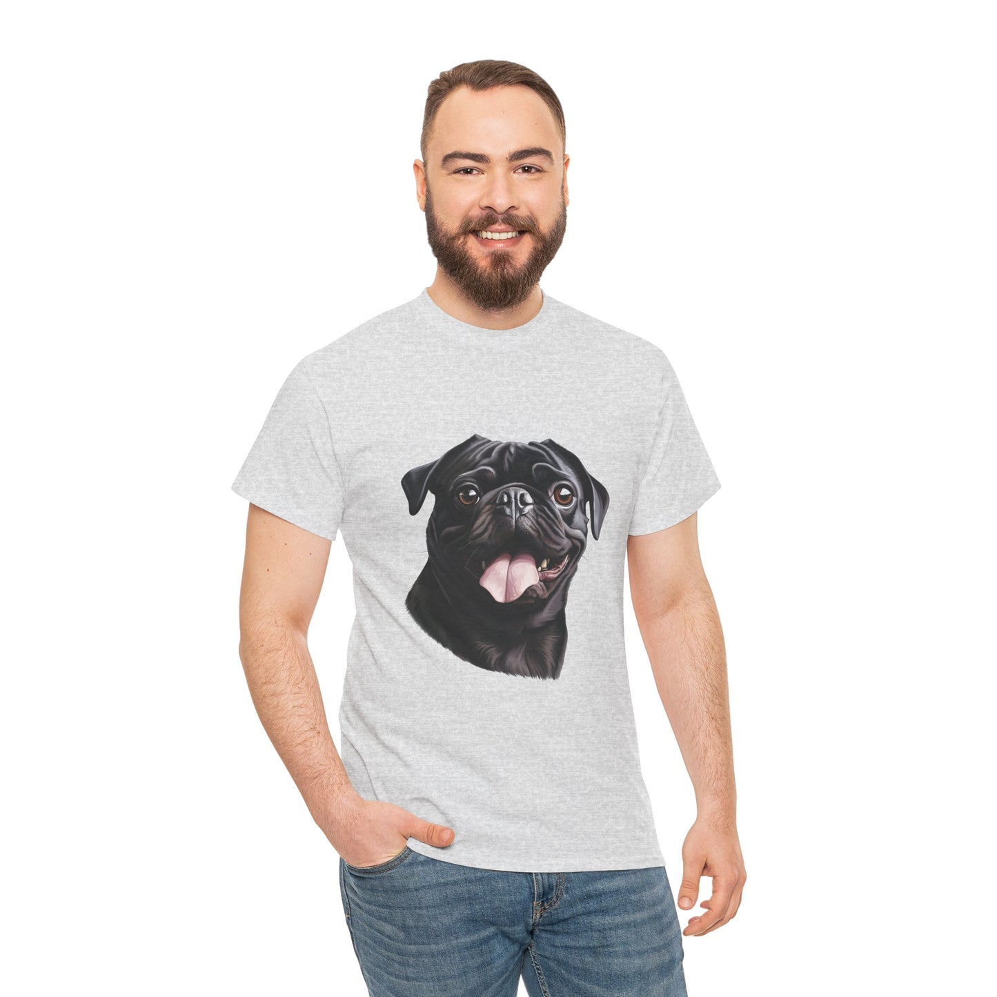 Dog Lover Unisex Tee with Vibrant Design - Ideal for Casual Outings and Gifting