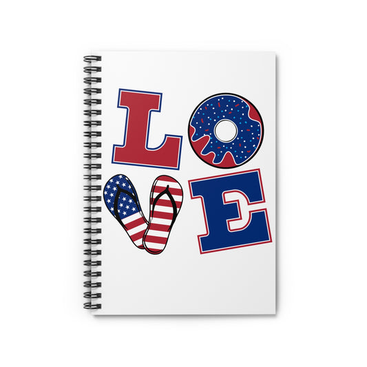 LOVE Spiral Journal - Ruled Line