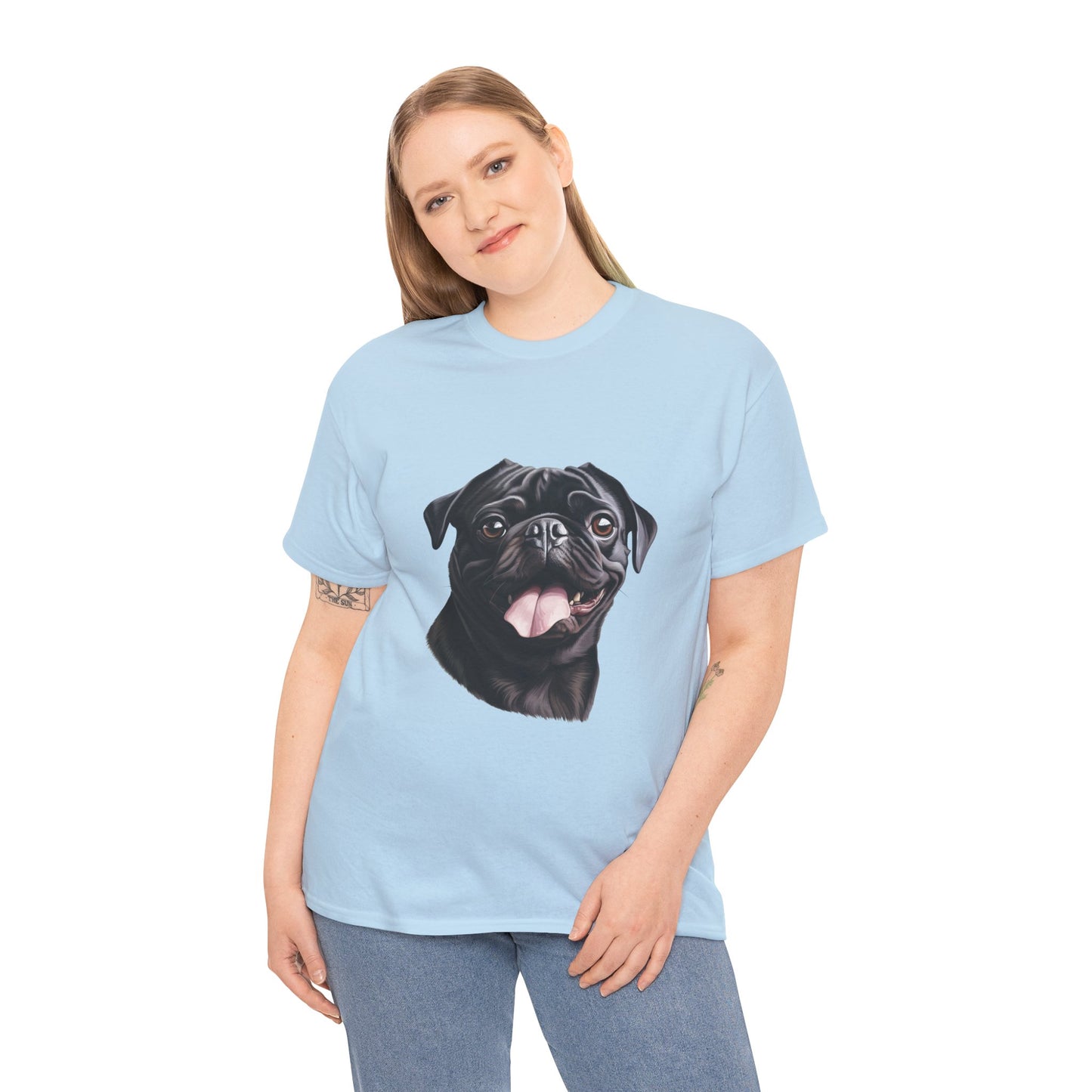 Dog Lover Unisex Tee with Vibrant Design - Ideal for Casual Outings and Gifting