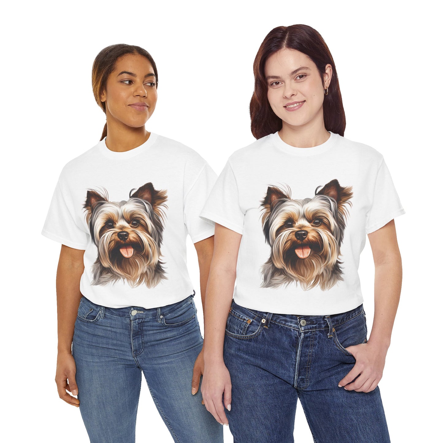 Dog Lover Unisex Tee with Vibrant Design - Ideal for Casual Outings and Gifting Yorkshire Terrier