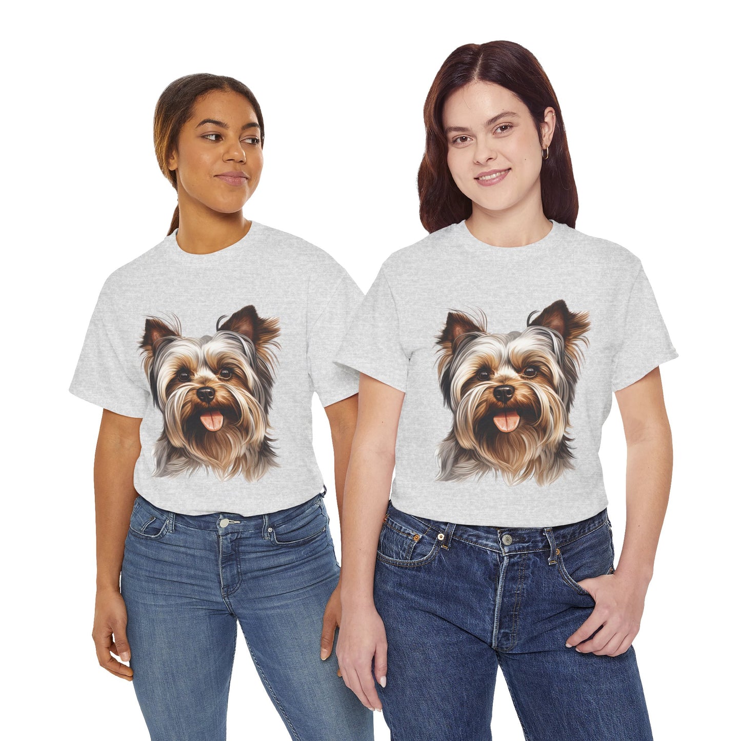 Dog Lover Unisex Tee with Vibrant Design - Ideal for Casual Outings and Gifting Yorkshire Terrier