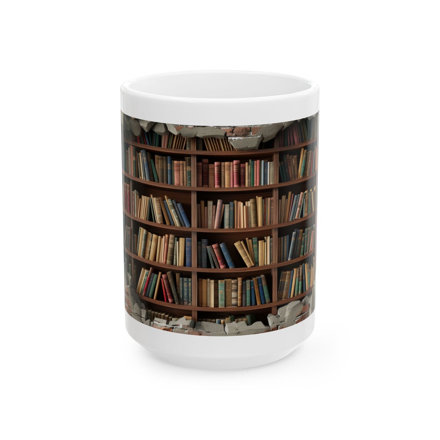 Bookshelf Mug