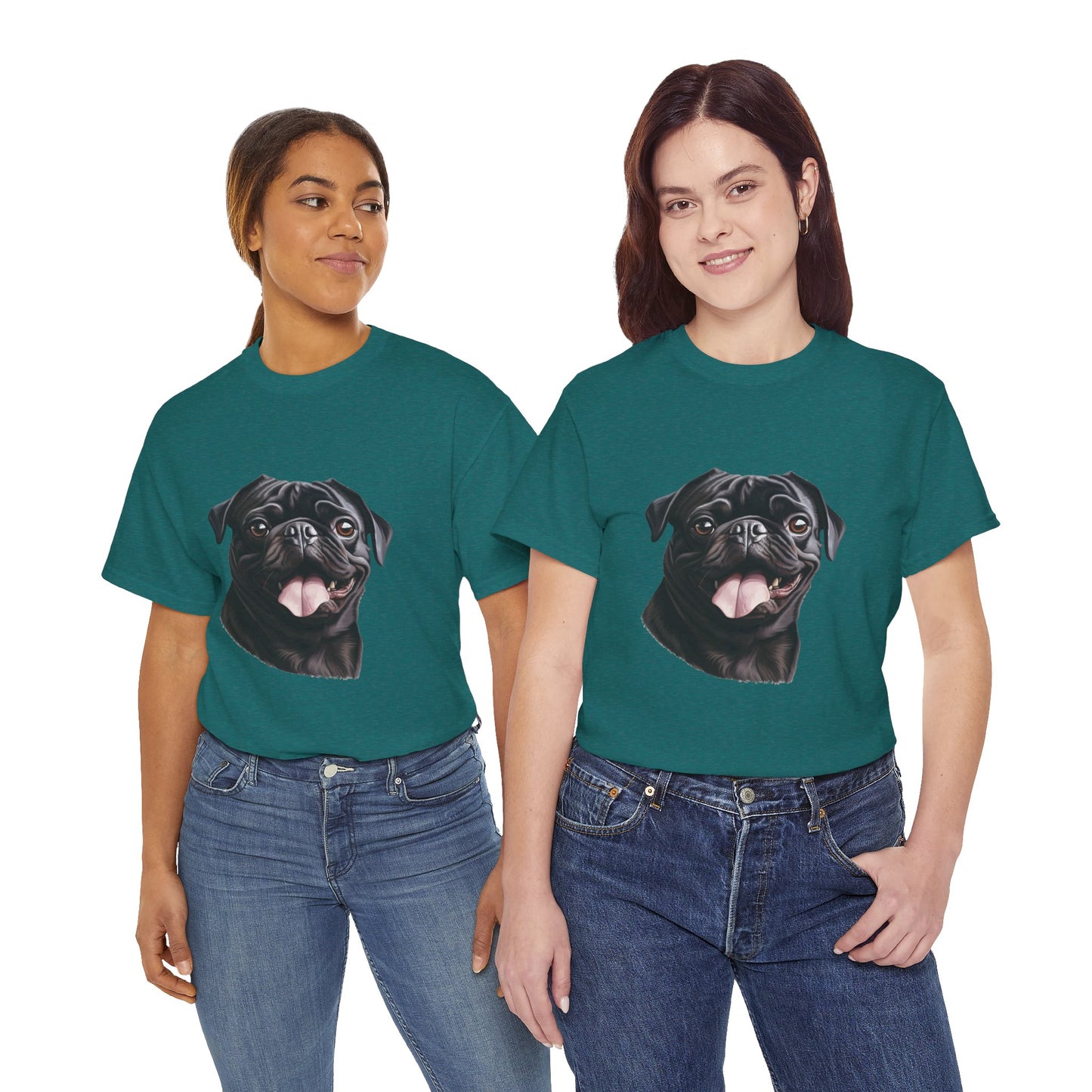 Dog Lover Unisex Tee with Vibrant Design - Ideal for Casual Outings and Gifting