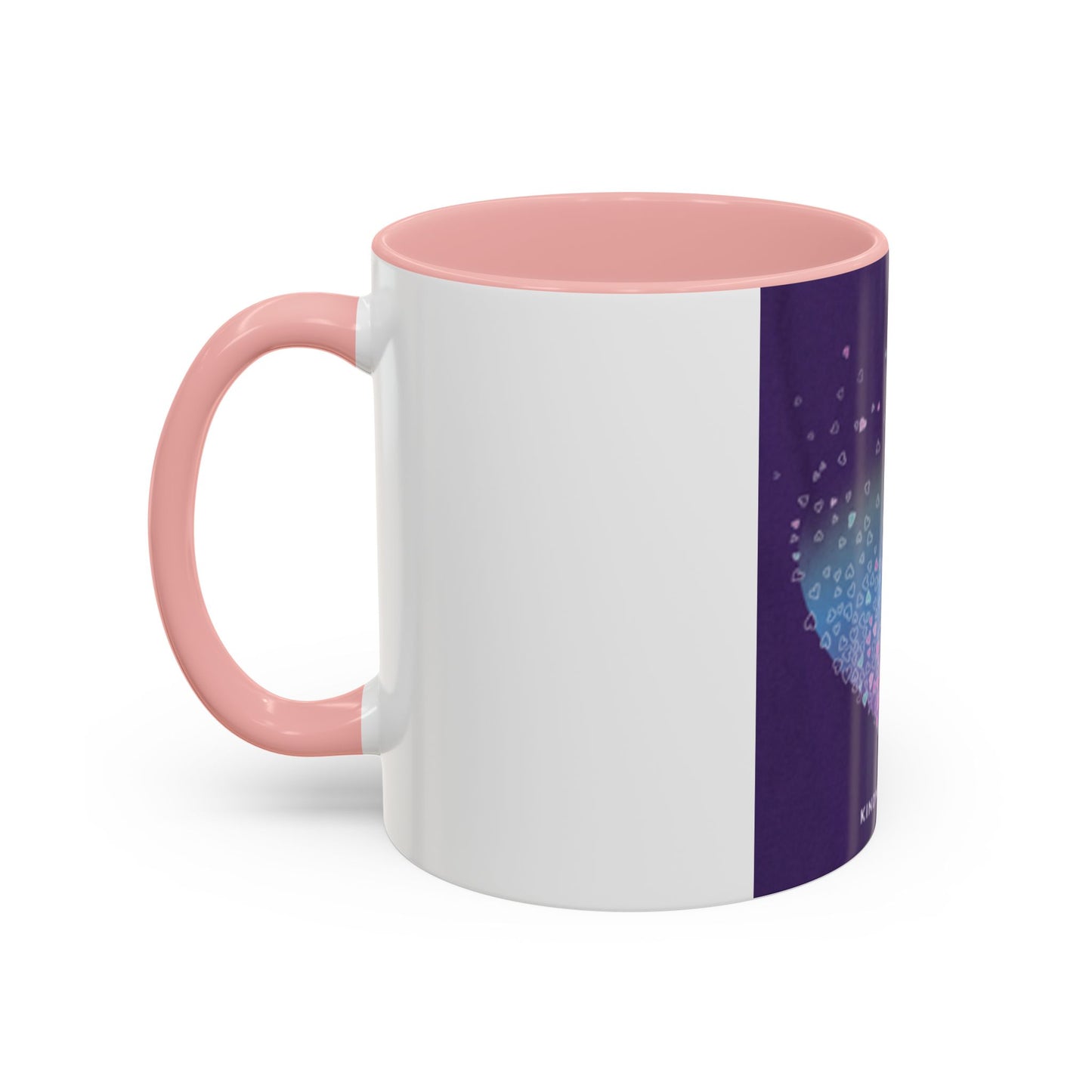 Colorful Heart Accent Coffee Mug - Perfect Gift for Loved Ones