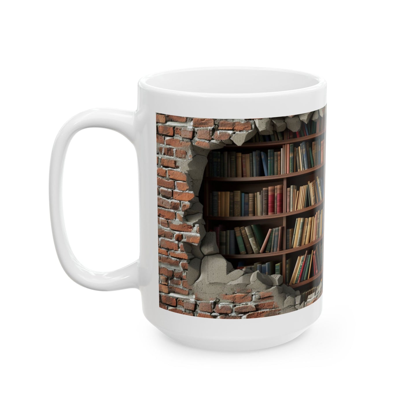Bookshelf Mug