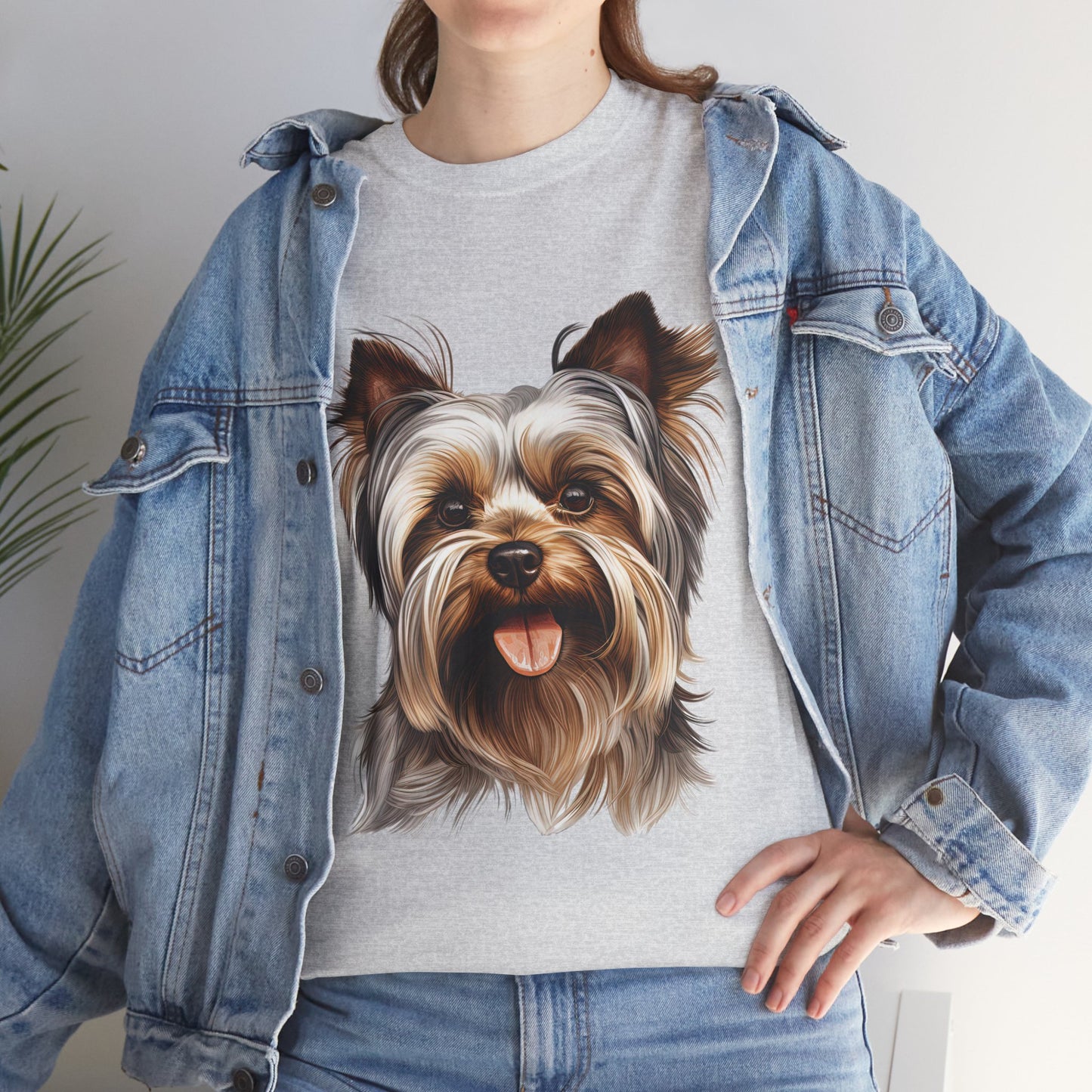 Dog Lover Unisex Tee with Vibrant Design - Ideal for Casual Outings and Gifting Yorkshire Terrier