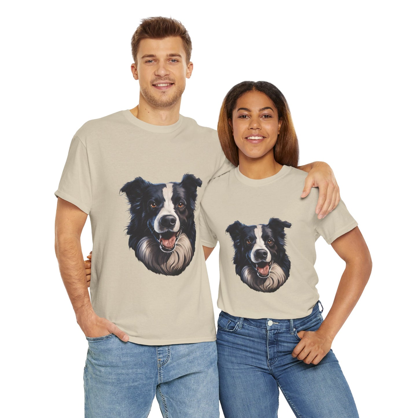 Dog Lover Unisex Tee with Vibrant Design - Ideal for Casual Outings and Gifting