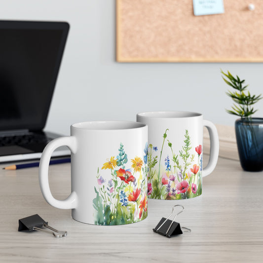 Wildflower Bliss Motivational Mug