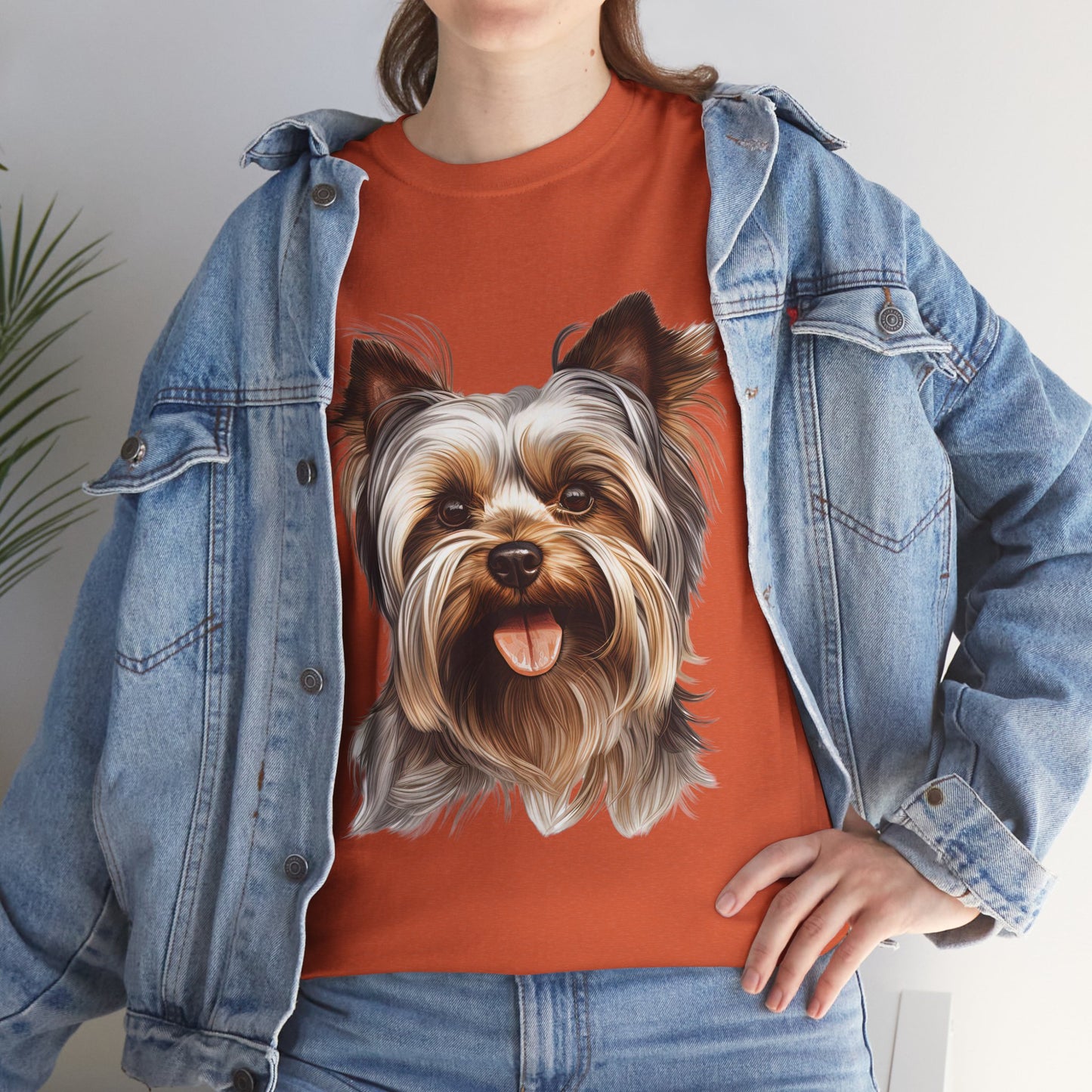 Dog Lover Unisex Tee with Vibrant Design - Ideal for Casual Outings and Gifting Yorkshire Terrier