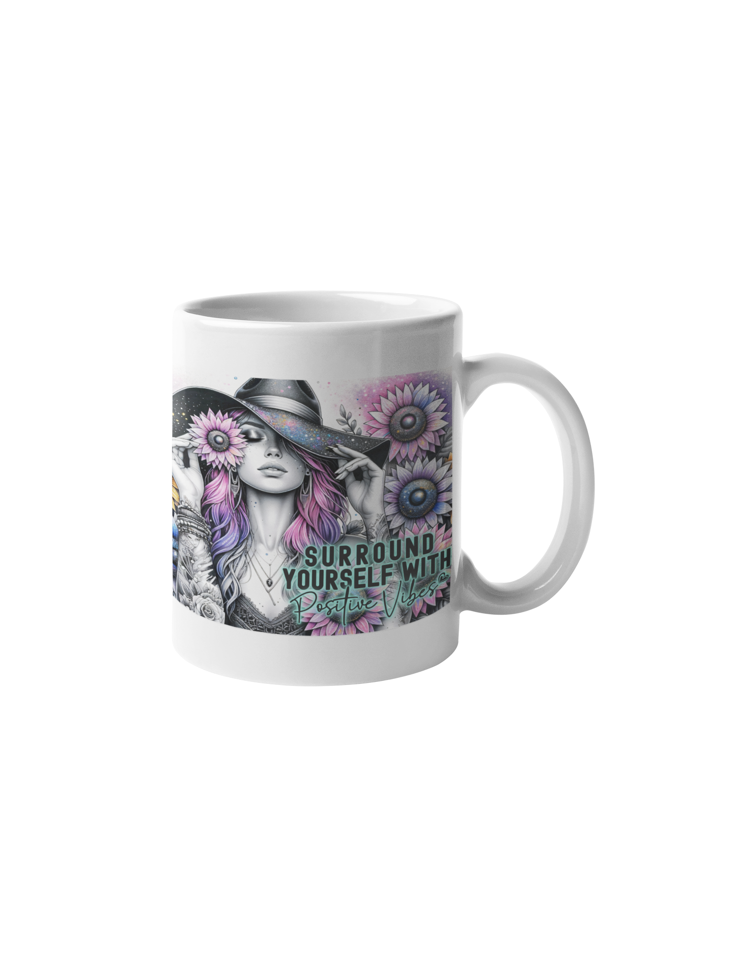 Coffee Cups - Positive Vibes 11oz & 15oz