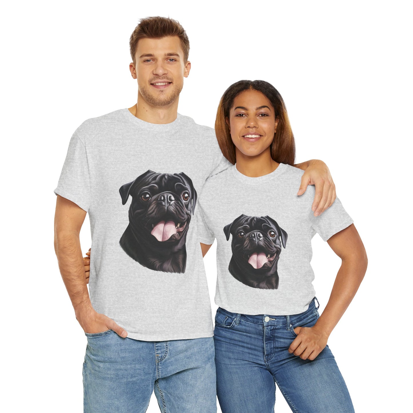 Dog Lover Unisex Tee with Vibrant Design - Ideal for Casual Outings and Gifting