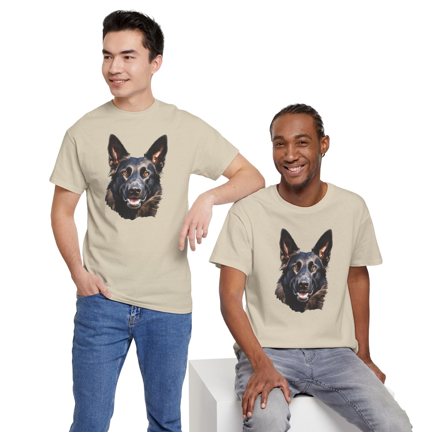 Dog Lover Unisex Tee with Vibrant Design - Ideal for Casual Outings and Gifting