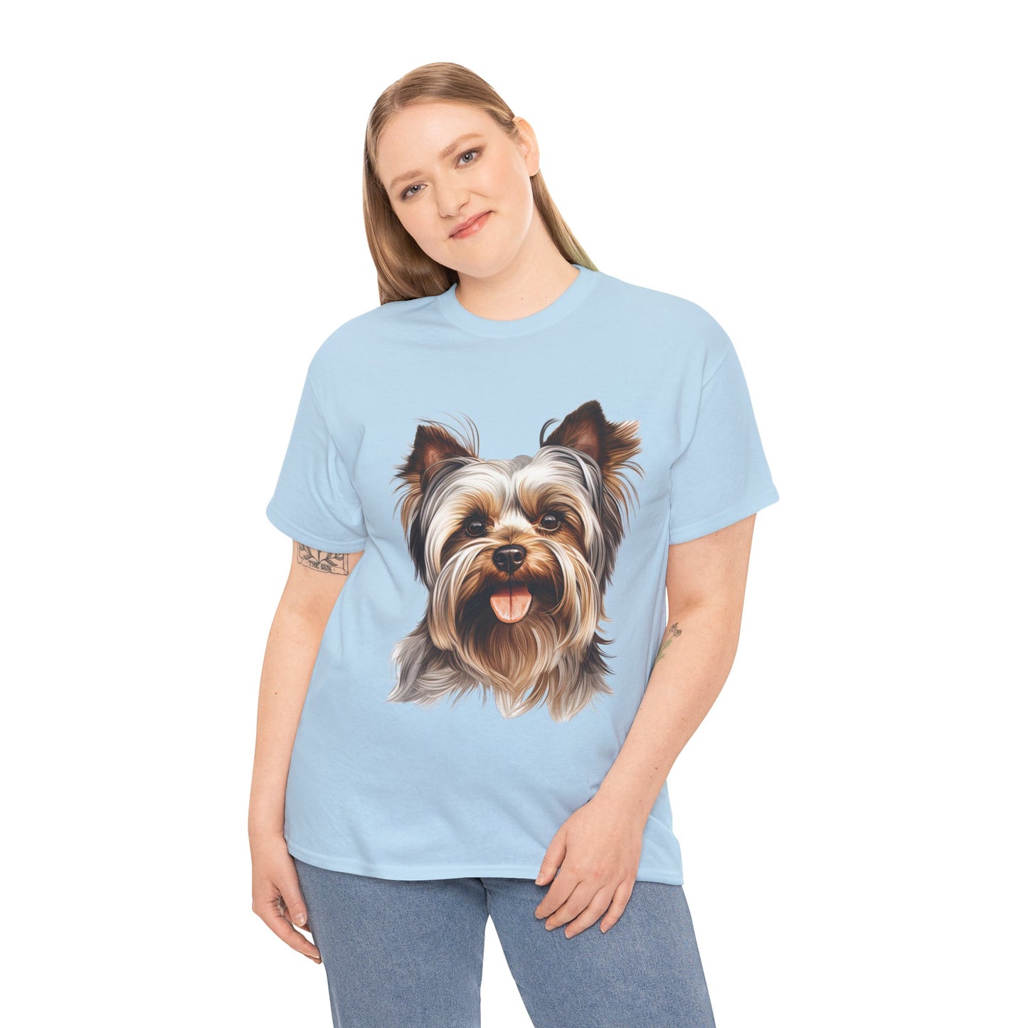 Dog Lover Unisex Tee with Vibrant Design - Ideal for Casual Outings and Gifting Yorkshire Terrier